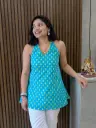Halter Neck Boho Kurti & Top