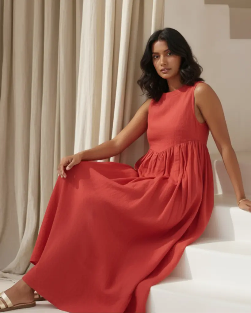 Red Maxi Dress